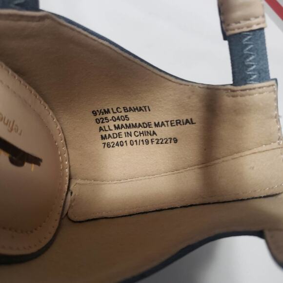 Liz Claiborne Blue Bahati Heeled Sandals - Picture 13 of 13